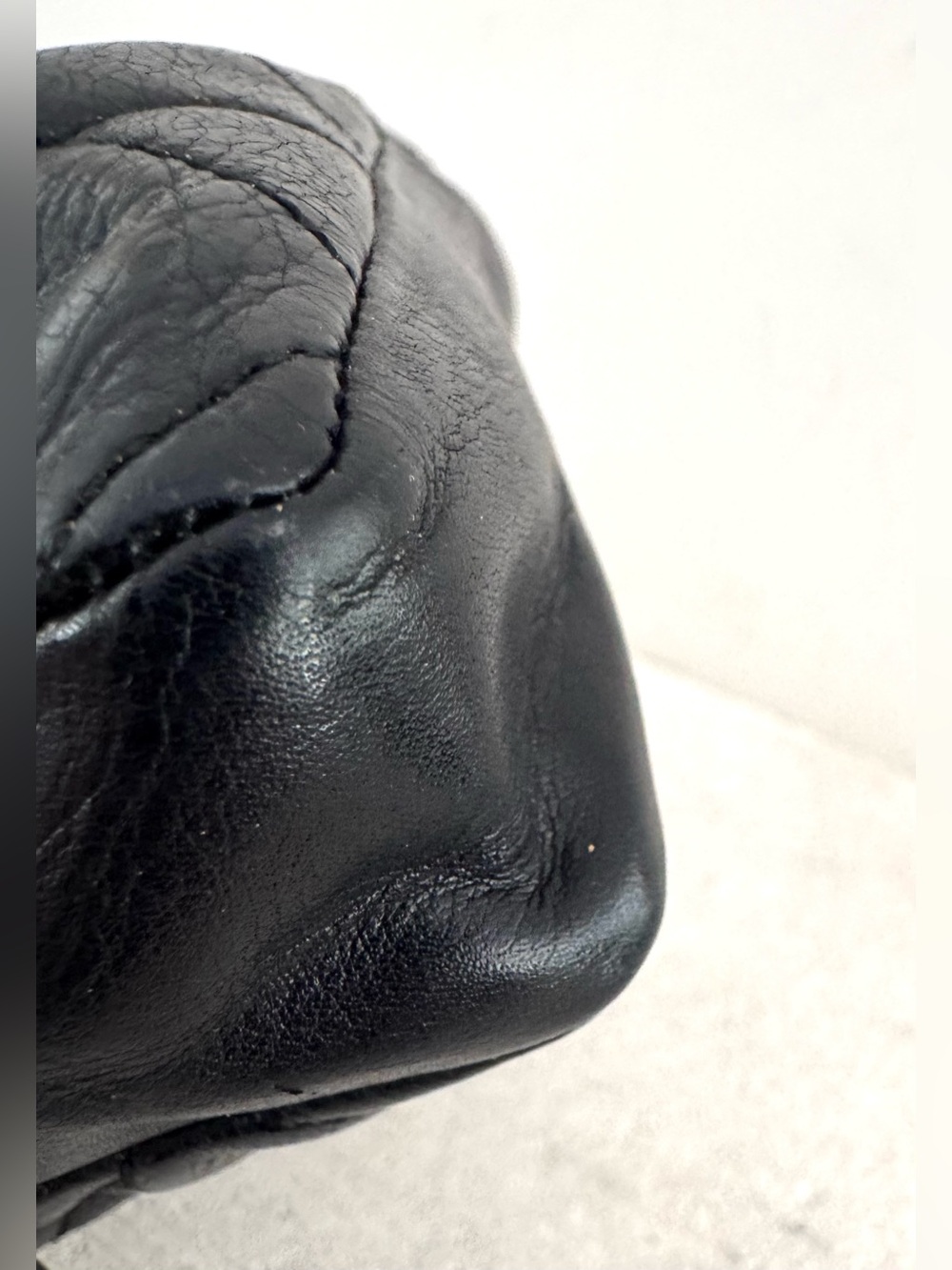 CHANEL Vintage Black Quilted Lambskin CC Turn Lock Belt Bag Bum Bag 75/30 - Picture 13 of 16